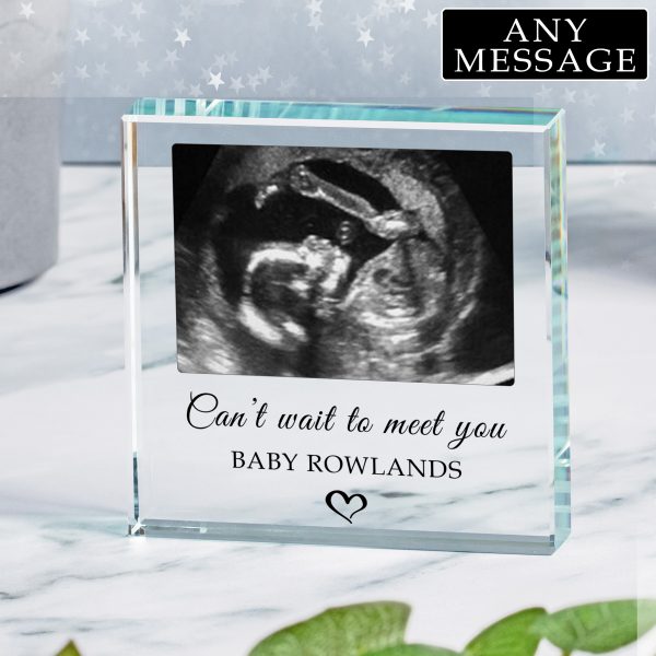 Baby Scan Keepsake Crystal