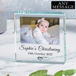 Christening Gift Glass Token Keepsake