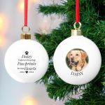 Pet Photo Memorial Bauble