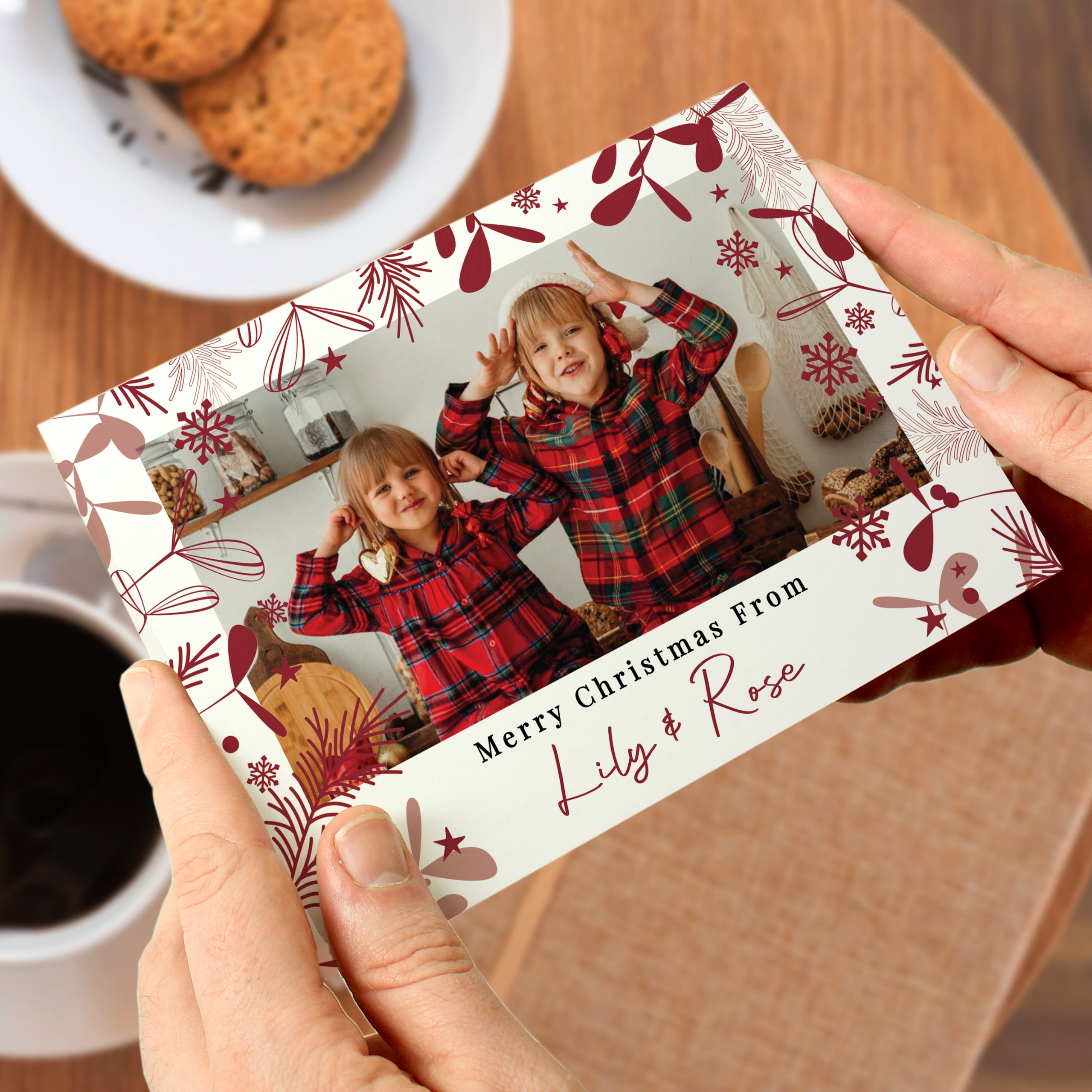 Personalised Photo Upload Pack of 10 Christmas Cards - Image 4