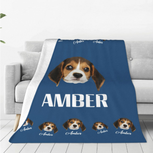 Personalised Photo Pet Blanket