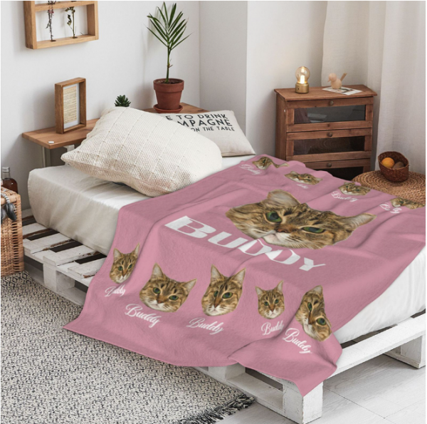 Personalised Pet Photo Blanket Gift - Image 2