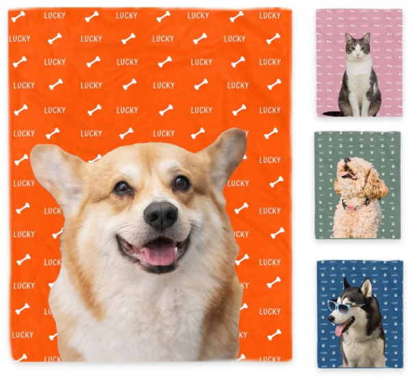 Personalised Photo Pet Blanket